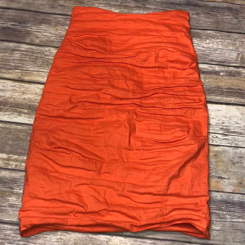 ARTELIER/Nicole Miller~Sandy Ruched Pencil Skirt~S